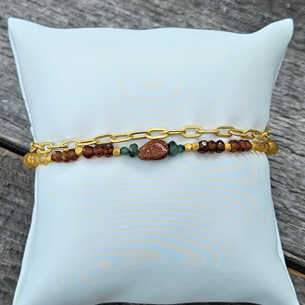 Sunstone Mystic Wrap Bracelet