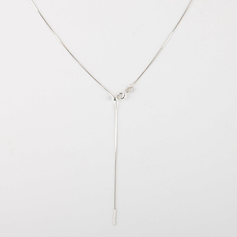 Iolite, Amethyst & Labradorite Adjustable Slide Chain Gemstone Necklace