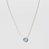 Iolite Spirit Stone Necklace - Silver