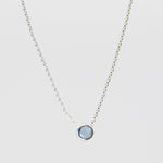 Iolite Spirit Stone Necklace - Silver