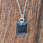 Iolite Untethered Soul Silver  Necklace