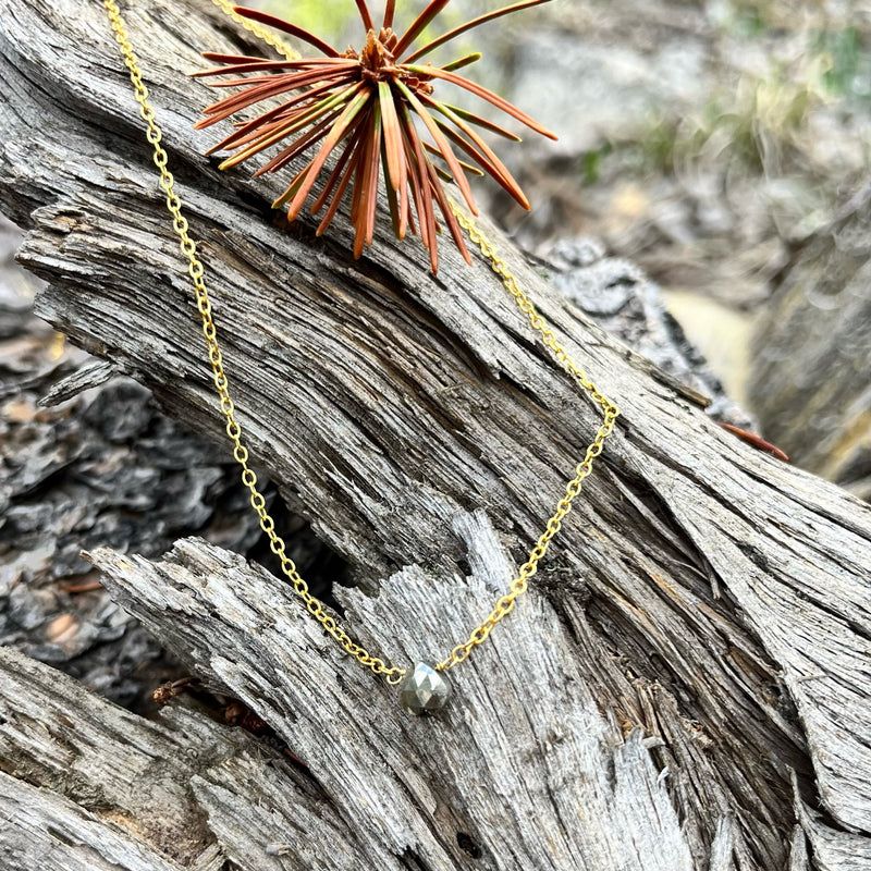 Pyrite Natural Nomad Neckalce - Filosophy