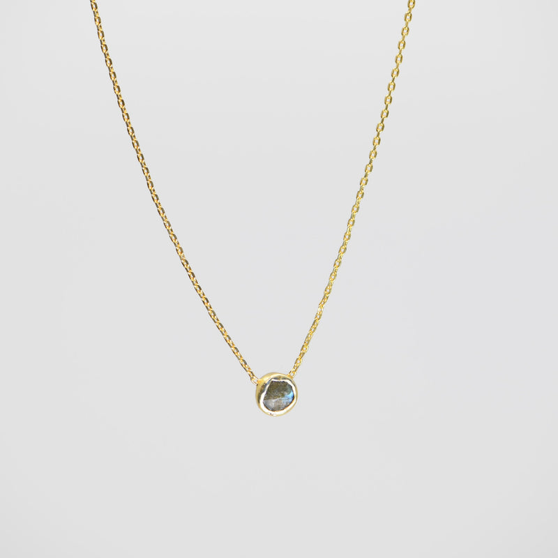 Labradorite Spirit Stone Necklace - Gold