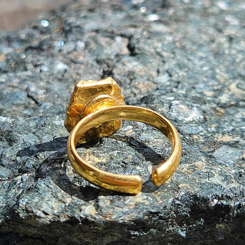 Labradorite Rustic Elegance Ring