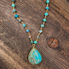 Turquoise Enchanted Rosary Necklace