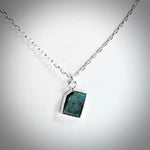 Chrysocolla Untethered Soul Necklace - Silver