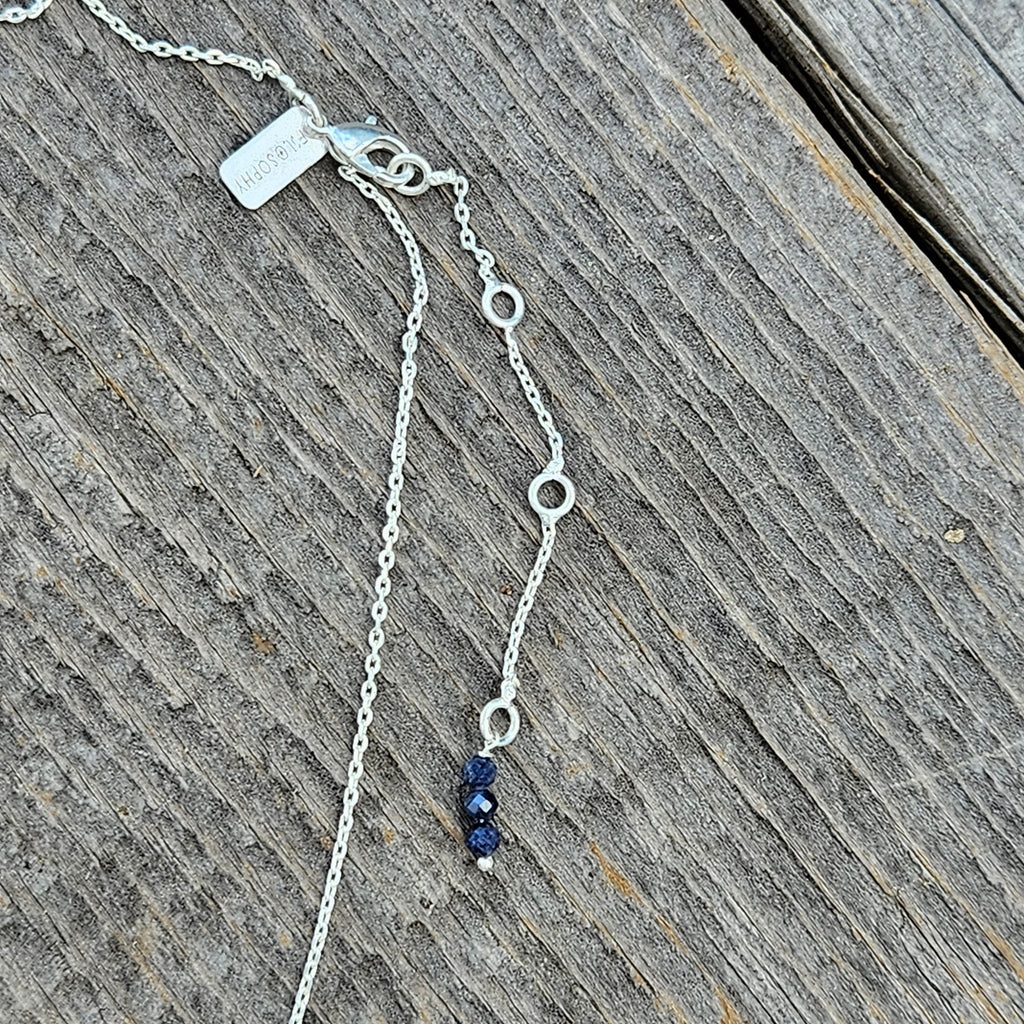 Neon Apatite Spirit Stone Necklace - Silver