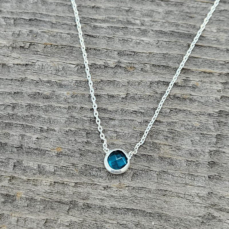 Neon Apatite Spirit Stone Necklace - Silver