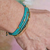 Turquoise | Gold Daydreaming Bracelet