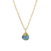 Iolite Journey Necklace - Gold