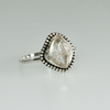 Herkimer Diamond Ring Sterling Silver Size 9 Statement