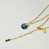 Iolite Journey Necklace - Gold