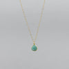 Amazonite Pendant Necklace | Gold-Filled Boho Statement Jewelry