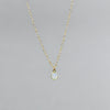 Dainty Rainbow Moonstone Necklace | Gold Filled Chain | June Birthstone