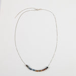 Pietersite Adjustable Slide Chain Gemstone Necklace