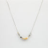 Labradorite & Yellow Opal Adjustable Slide Chain Gemstone Necklace