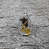 Natural Montana Agate Statement Ring in Sterling Silver | Size 7