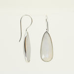 Natural Moonstone Teardrop Statement Earrings | Handcrafted Sterling Silver