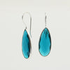 Neon Apatite Teardrop Statement Earrings | Handcrafted Sterling Silver