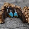 One-of-a-Kind Turquoise & Sterling Silver Teardrop Earring