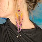 Purple Gypsy Glamor Earrings