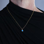 Robin's Egg Blue Turquoise Necklace | 18K Gold Filled Chain