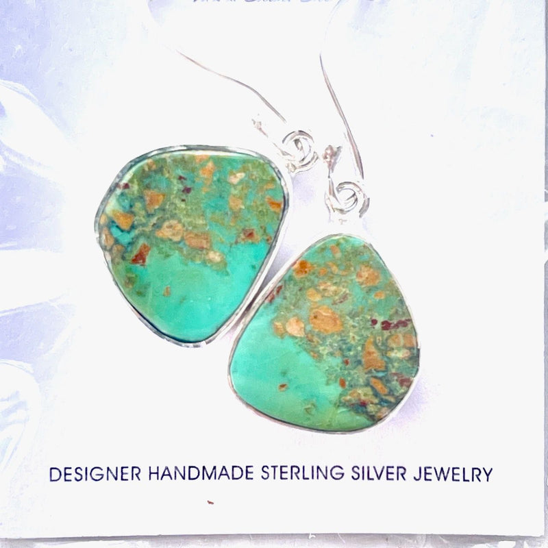 Turquoise Oval Earrings